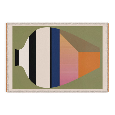 Gaite Geometric Abstract Vase 3 Outdoor Rug