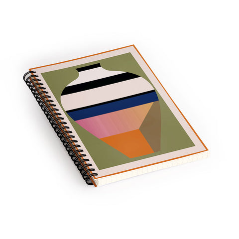 Gaite Geometric Abstract Vase 3 Spiral Notebook