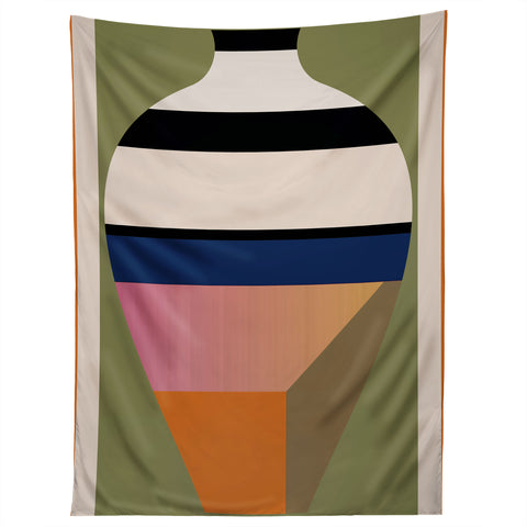 Gaite Geometric Abstract Vase 3 Tapestry