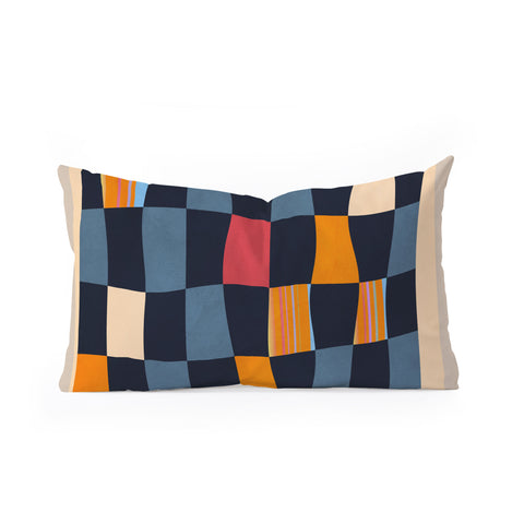 Gaite Geometric Abstraction 238 Oblong Throw Pillow