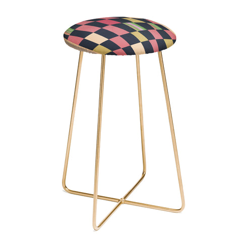 Gaite Geometric Abstraction 241 Counter Stool