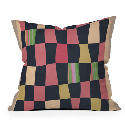 Gaite Geometric Abstraction 241 Outdoor Throw Pillow