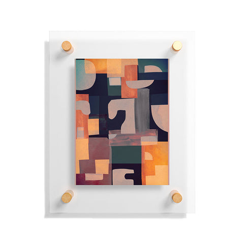 Gaite Geometric Collage 4 Floating Acrylic Print