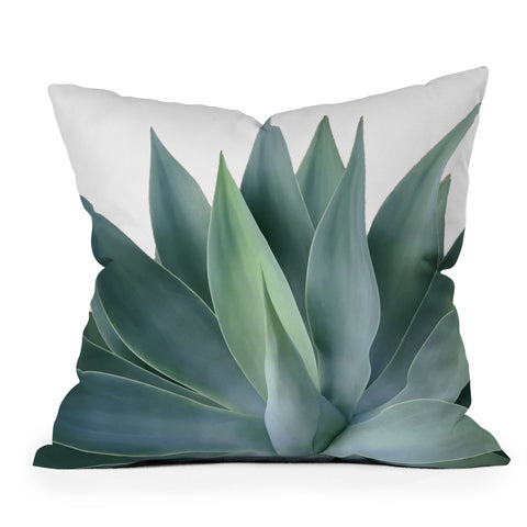 Gale Switzer Agave Blanco Outdoor Throw Pillow