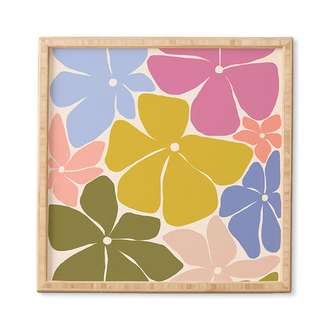 Gale Switzer Carefree Blooms Framed Wall Art
