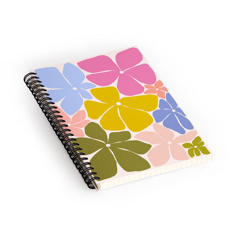 Gale Switzer Carefree Blooms Spiral Notebook