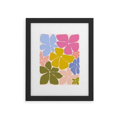 Gale Switzer Carefree Blooms Framed Art Print
