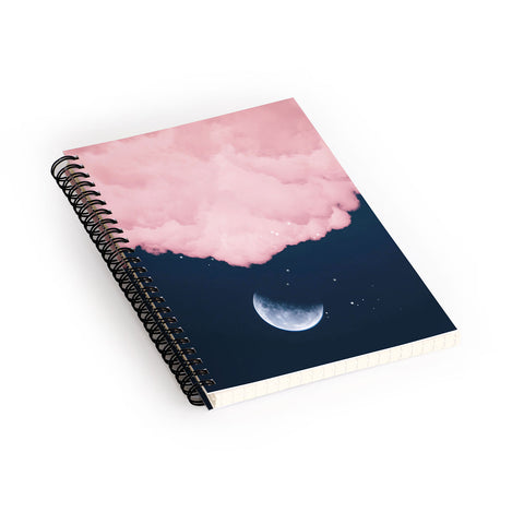 Gale Switzer Falling moon Spiral Notebook