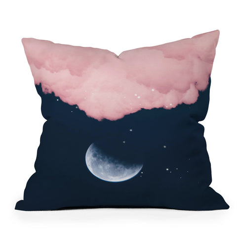 Gale Switzer Falling moon Outdoor Throw Pillow