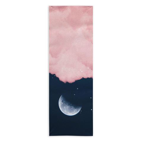 Gale Switzer Falling moon Yoga Towel