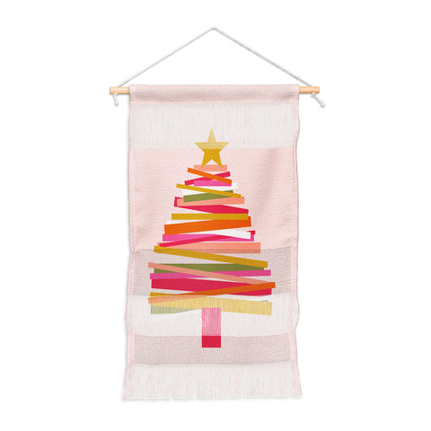 Gale Switzer Ribbon Christmas Tree candy Wall Hanging Portrait