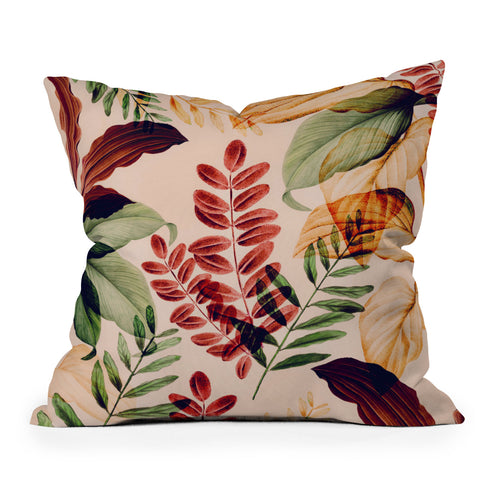 Gale Switzer Tropical Rainforests Outdoor Throw Pillow