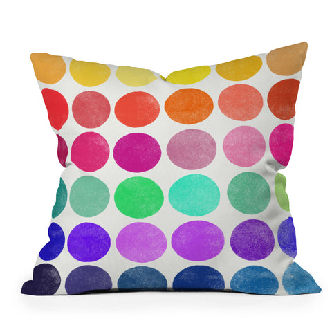 Garima Dhawan Colorplay 6 Outdoor Throw Pillow