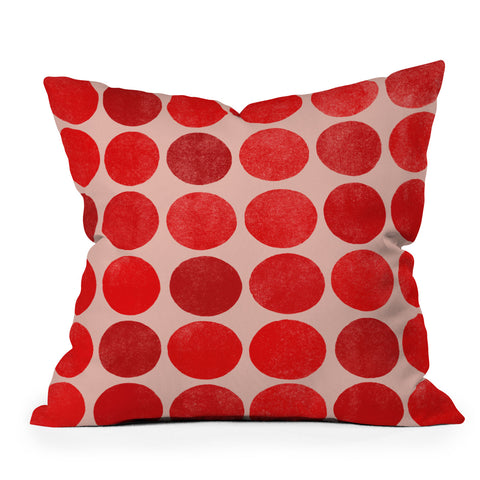 Garima Dhawan Colorplay Red Outdoor Throw Pillow