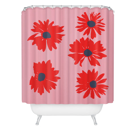 Garima Dhawan daisies 6 Shower Curtain