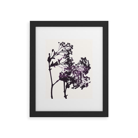 Garima Dhawan Dancing Trees Violet Framed Art Print