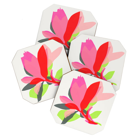 Garima Dhawan magnolia 3 Coaster Set