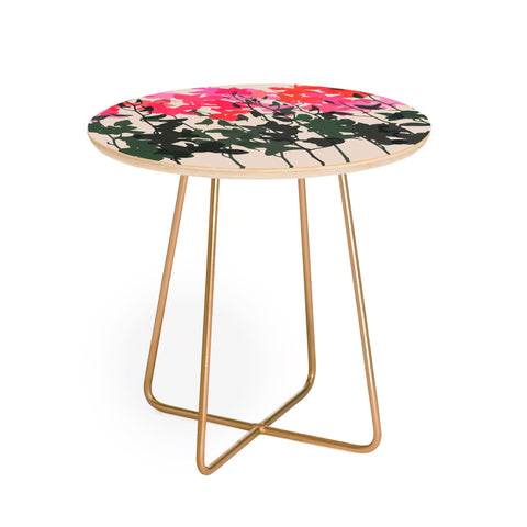 Garima Dhawan orchids 14 Round Side Table