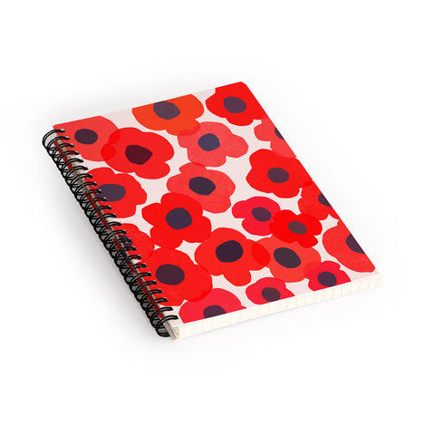 Garima Dhawan poppy 7 Spiral Notebook