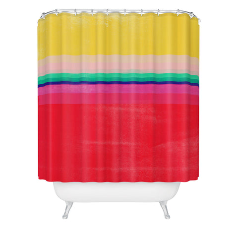 Garima Dhawan stripe study 10 Shower Curtain