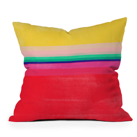 Garima Dhawan stripe study 10 Outdoor Throw Pillow