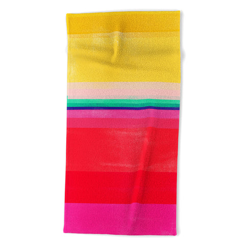 Garima Dhawan stripe study 10 Beach Towel