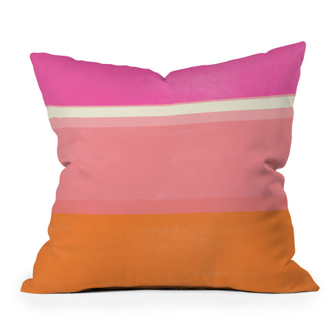 Garima Dhawan stripe study 33 Outdoor Throw Pillow