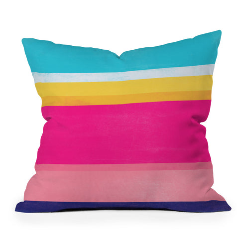 Garima Dhawan stripe study 7 Outdoor Throw Pillow