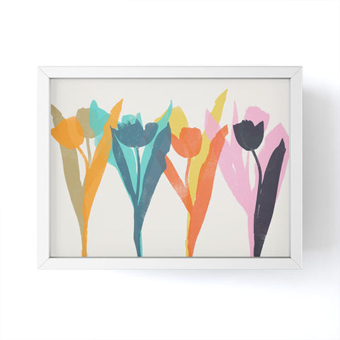 Garima Dhawan tulips 2g Framed Mini Art Print