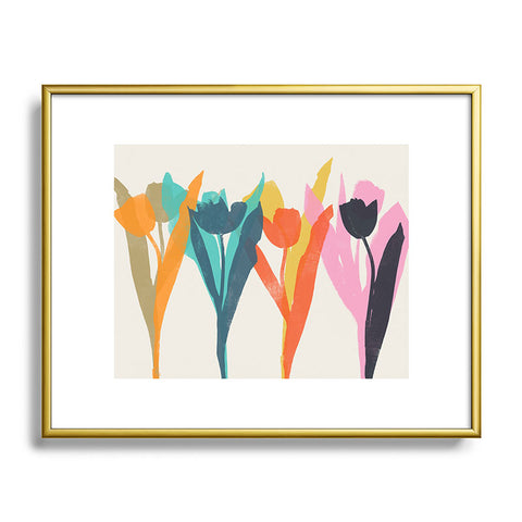 Garima Dhawan tulips 2g Metal Framed Art Print