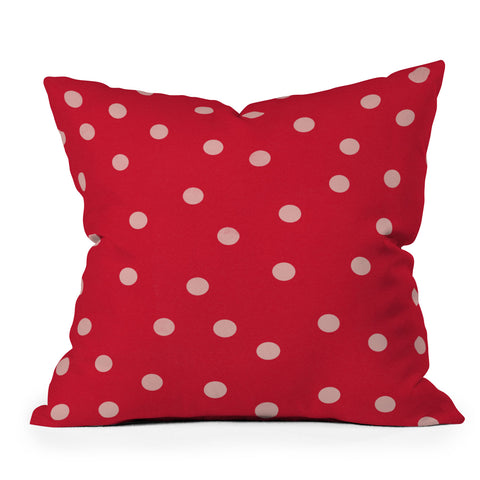 Garima Dhawan vintage dots 13 Outdoor Throw Pillow