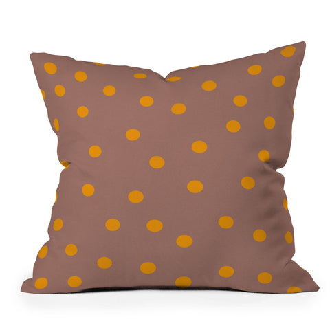 Garima Dhawan vintage dots 16 Outdoor Throw Pillow