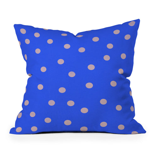 Garima Dhawan vintage dots 42 Outdoor Throw Pillow