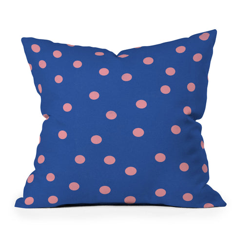 Garima Dhawan vintage dots 7 Outdoor Throw Pillow