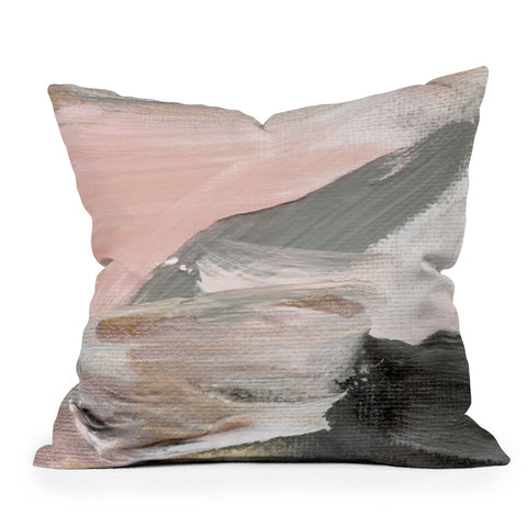 Georgiana Paraschiv Abstract M28 Outdoor Throw Pillow