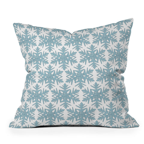 Georgiana Paraschiv Snowflake 1V Outdoor Throw Pillow