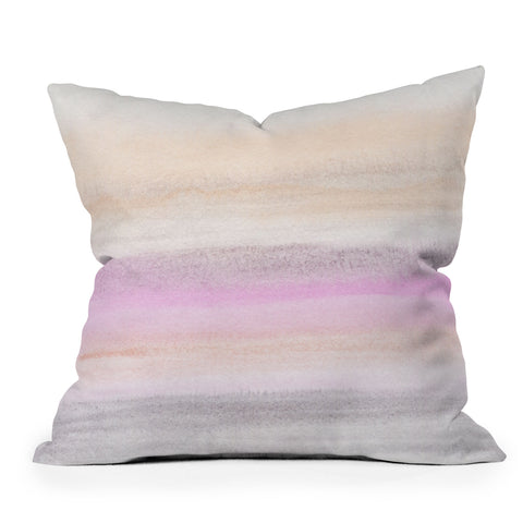Georgiana Paraschiv Subtle Pastel Outdoor Throw Pillow