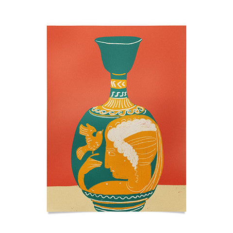 Gigi Rosado Ancient vase Poster