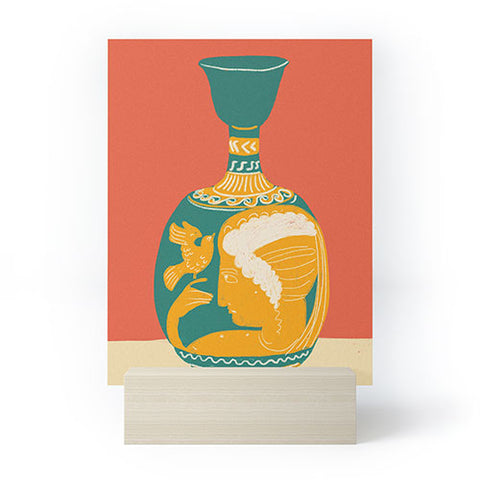 Gigi Rosado Ancient vase Mini Art Print
