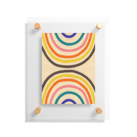 Gigi Rosado Chasing rainbows Floating Acrylic Print