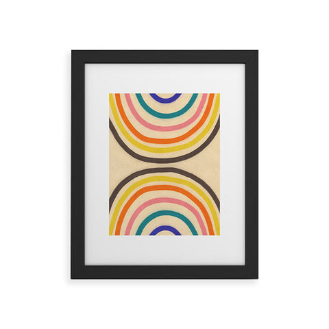Gigi Rosado Chasing rainbows Framed Art Print