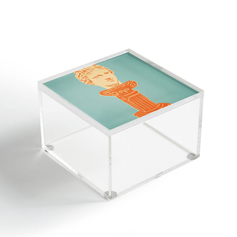 Gigi Rosado Head on pedestal Acrylic Box