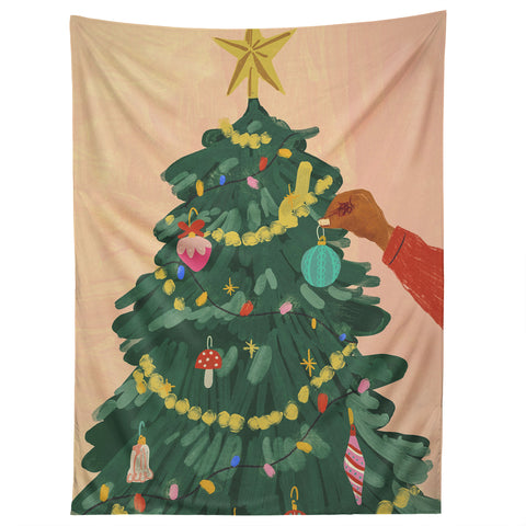 Gigi Rosado Holiday Season Tapestry