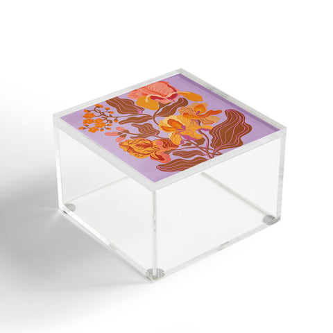 Gigi Rosado Orange flowers I Acrylic Box