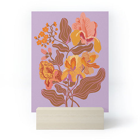 Gigi Rosado Orange flowers I Mini Art Print