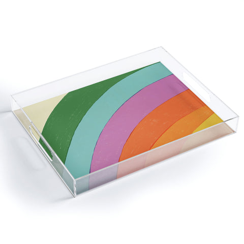 Gigi Rosado Rainbow IV Acrylic Tray