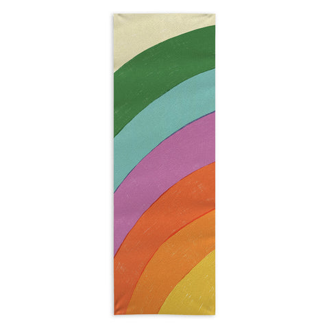 Gigi Rosado Rainbow IV Yoga Towel