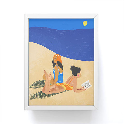 Gigi Rosado Summer on the beach Framed Mini Art Print