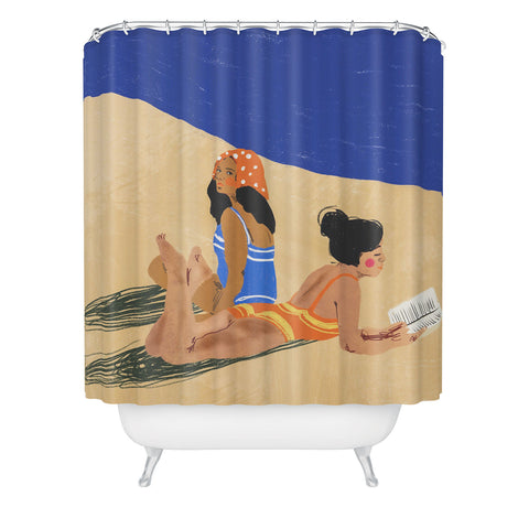 Gigi Rosado Summer on the beach Shower Curtain