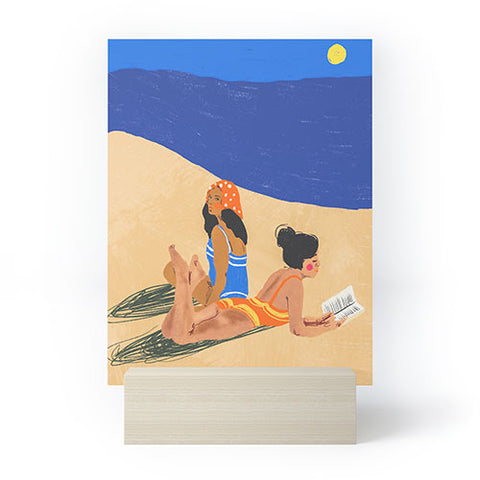 Gigi Rosado Summer on the beach Mini Art Print